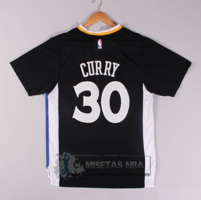 Camiseta Manga Corta Warriors Curry Negro